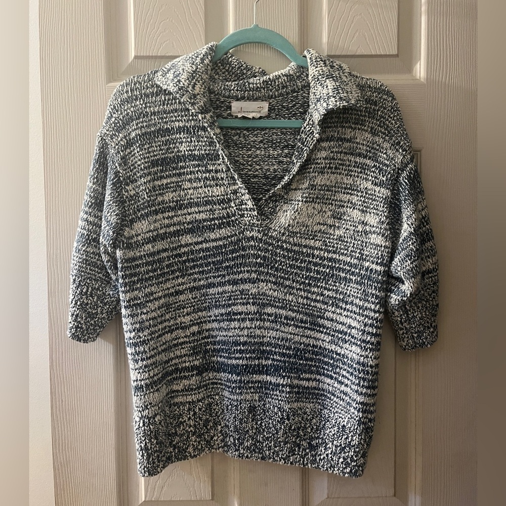Anthropologie Carlotta collared pullover